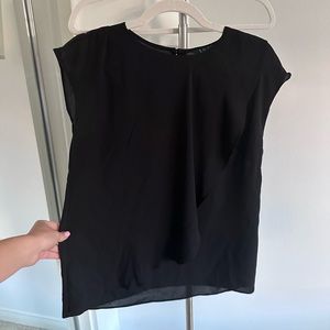 Ralph Lauren Black Top Blouse - Perfect for Office - Excellent Condition